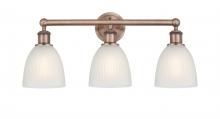  616-3W-AC-G381 - Castile - 3 Light - 24 inch - Antique Copper - Bath Vanity Light