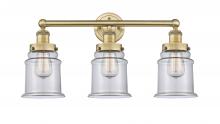  616-3W-BB-G182 - Canton - 3 Light - 24 inch - Brushed Brass - Bath Vanity Light