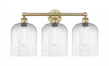 Innovations Lighting 616-3W-BB-G559-8CL - Bridal Veil - 3 Light - 23 inch - Brushed Brass - Bath Vanity Light