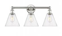  616-3W-PN-GBC-84 - Berkshire - 3 Light - 26 inch - Polished Nickel - Bath Vanity Light