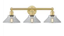  616-3W-SG-G132 - Orwell - 3 Light - 26 inch - Satin Gold - Bath Vanity Light