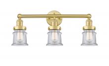  616-3W-SG-G182S - Canton - 3 Light - 23 inch - Satin Gold - Bath Vanity Light