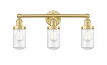  616-3W-SG-G312 - Dover - 3 Light - 23 inch - Satin Gold - Bath Vanity Light