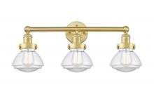  616-3W-SG-G322 - Olean - 3 Light - 25 inch - Satin Gold - Bath Vanity Light