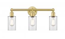  616-3W-SG-G802 - Clymer - 3 Light - 22 inch - Satin Gold - Bath Vanity Light