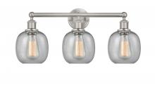  616-3W-SN-G104 - Belfast - 3 Light - 24 inch - Brushed Satin Nickel - Bath Vanity Light