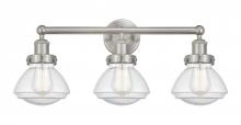  616-3W-SN-G324 - Olean - 3 Light - 25 inch - Brushed Satin Nickel - Bath Vanity Light