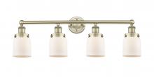  616-4W-AB-G51 - Bell - 4 Light - 32 inch - Antique Brass - Bath Vanity Light