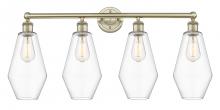  616-4W-AB-G652-7 - Cindyrella - 4 Light - 34 inch - Antique Brass - Bath Vanity Light