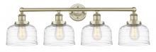  616-4W-AB-G713 - Bell - 4 Light - 35 inch - Antique Brass - Bath Vanity Light