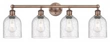  616-4W-AC-G558-6SDY - Bella - 4 Light - 33 inch - Antique Copper - Bath Vanity Light