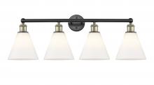  616-4W-BAB-GBC-81 - Berkshire - 4 Light - 35 inch - Black Antique Brass - Bath Vanity Light