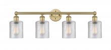  616-4W-BB-G112 - Cobbleskill - 4 Light - 32 inch - Brushed Brass - Bath Vanity Light