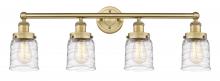  616-4W-BB-G513 - Bell - 4 Light - 32 inch - Brushed Brass - Bath Vanity Light