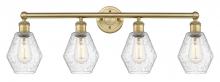  616-4W-BB-G654-6 - Cindyrella - 4 Light - 33 inch - Brushed Brass - Bath Vanity Light