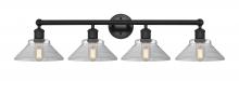  616-4W-BK-G132 - Orwell - 4 Light - 35 inch - Matte Black - Bath Vanity Light