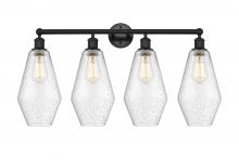  616-4W-BK-G654-7 - Cindyrella - 4 Light - 34 inch - Matte Black - Bath Vanity Light