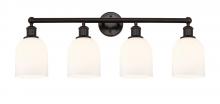  616-4W-OB-G558-6GWH - Bella - 4 Light - 33 inch - Oil Rubbed Bronze - Bath Vanity Light