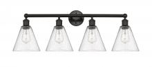  616-4W-OB-GBC-84 - Berkshire - 4 Light - 35 inch - Oil Rubbed Bronze - Bath Vanity Light