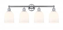  616-4W-PC-G558-6GWH - Bella - 4 Light - 33 inch - Polished Chrome - Bath Vanity Light