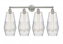  616-4W-SN-G684-7 - Windham - 4 Light - 34 inch - Satin Nickel - Bath Vanity Light