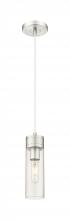  617-1P-SN-G617-8SDY - Boreas - 1 Light - 3 inch - Satin Nickel - Cord Hung - Mini Pendant