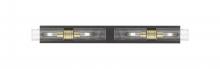  617S-4W-BAB-G617-8DE - Boreas - 4 Light - 39 inch - Black Antique Brass - Bath Vanity Light