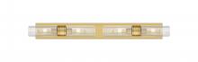  617S-4W-BB-G617-8SCL - Boreas - 4 Light - 39 inch - Brushed Brass - Bath Vanity Light