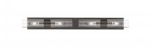  617S-4W-OB-G617-8CL - Boreas - 4 Light - 39 inch - Oil Rubbed Bronze - Bath Vanity Light