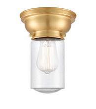  623-1F-SG-G314 - Dover - 1 Light - 6 inch - Satin Gold - Flush Mount