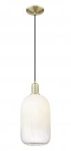 Innovations Lighting 716-1P-AB-G482-7OP - Brookhaven Cloche - 1 Light - 6 inch - Antique Brass - Cord hung - Mini Pendant