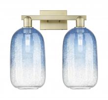 Innovations Lighting 716-2W-AB-G482-7SB - Brookhaven Cloche - 2 Light - 16 inch - Antique Brass - Bath Vanity Light