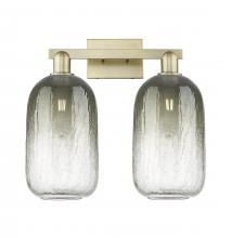 Innovations Lighting 716-2W-AB-G482-7SL - Brookhaven Cloche - 2 Light - 16 inch - Antique Brass - Bath Vanity Light