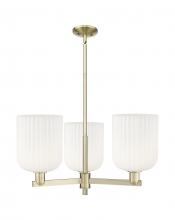Innovations Lighting 716-3CR-AB-G559-8GWH - Bridal Veil - 3 Light - 30 inch - Antique Brass - Pendant