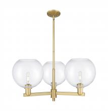 Innovations Lighting 716-3CR-BB-G122-10 - Athens - 3 Light - 32 inch - Brushed Brass - Stem hung - Pendant