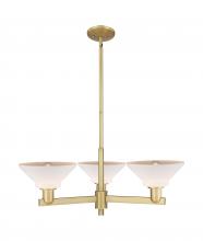 Innovations Lighting 716-3CR-BB-G131 - Orwell - 3 Light - 30 inch - Brushed Brass - Stem hung - Pendant