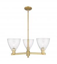 Innovations Lighting 716-3CR-BB-GBD-754 - Bristol - 3 Light - 29 inch - Brushed Brass - Stem hung - Pendant