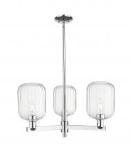 Innovations Lighting 716-3CR-PC-G460-7CL - Preston Cylinder - 3 Light - 18 inch - Polished Chrome - Pendant