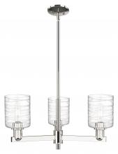 Innovations Lighting 716-3CR-PN-G1113 - Cobbleskill - 3 Light - 27 inch - Polished Nickel - Stem hung - Pendant