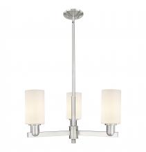 Innovations Lighting 716-3CR-SN-G801 - Clymer - 3 Light - 26 inch - Satin Nickel - Stem hung - Pendant