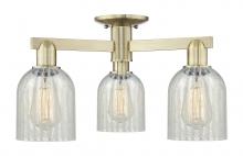 Innovations Lighting 716-3F-AB-G2511 - Caledonia - 3 Light - 23 inch - Antique Brass - Semi-Flush Mount