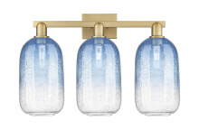 Innovations Lighting 716-3W-BB-G482-7SB - Brookhaven Cloche - 3 Light - 26 inch - Brushed Brass - Bath Vanity Light