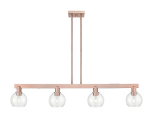 Innovations Lighting 716-4I-AC-G122-6 - Athens - 4 Light - 49 inch - Antique Copper - Stem hung - Island Light