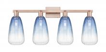 Innovations Lighting 716-4W-AC-G480-6SB - Brookhaven Almond - 4 Light - 36 inch - Antique Copper - Bath Vanity Light