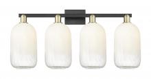 Innovations Lighting 716-4W-BAB-G482-7OP - Brookhaven Cloche - 4 Light - 36 inch - Black Antique Brass - Bath Vanity Light