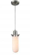  900-1P-SN-CE228-SN-W - Centri - 1 Light - 5 inch - Brushed Satin Nickel - Cord hung - Mini Pendant