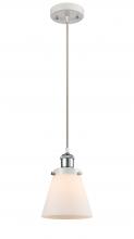 Innovations Lighting 916-1P-WPC-G61 - Cone - 1 Light - 6 inch - White Polished Chrome - Cord hung - Mini Pendant