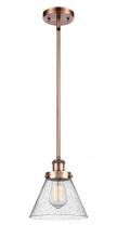  916-1S-AC-G44 - Cone - 1 Light - 8 inch - Antique Copper - Mini Pendant