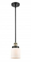  916-1S-BAB-G51 - Bell - 1 Light - 5 inch - Black Antique Brass - Mini Pendant