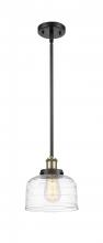 Innovations Lighting 916-1S-BAB-G713 - Bell - 1 Light - 8 inch - Black Antique Brass - Mini Pendant